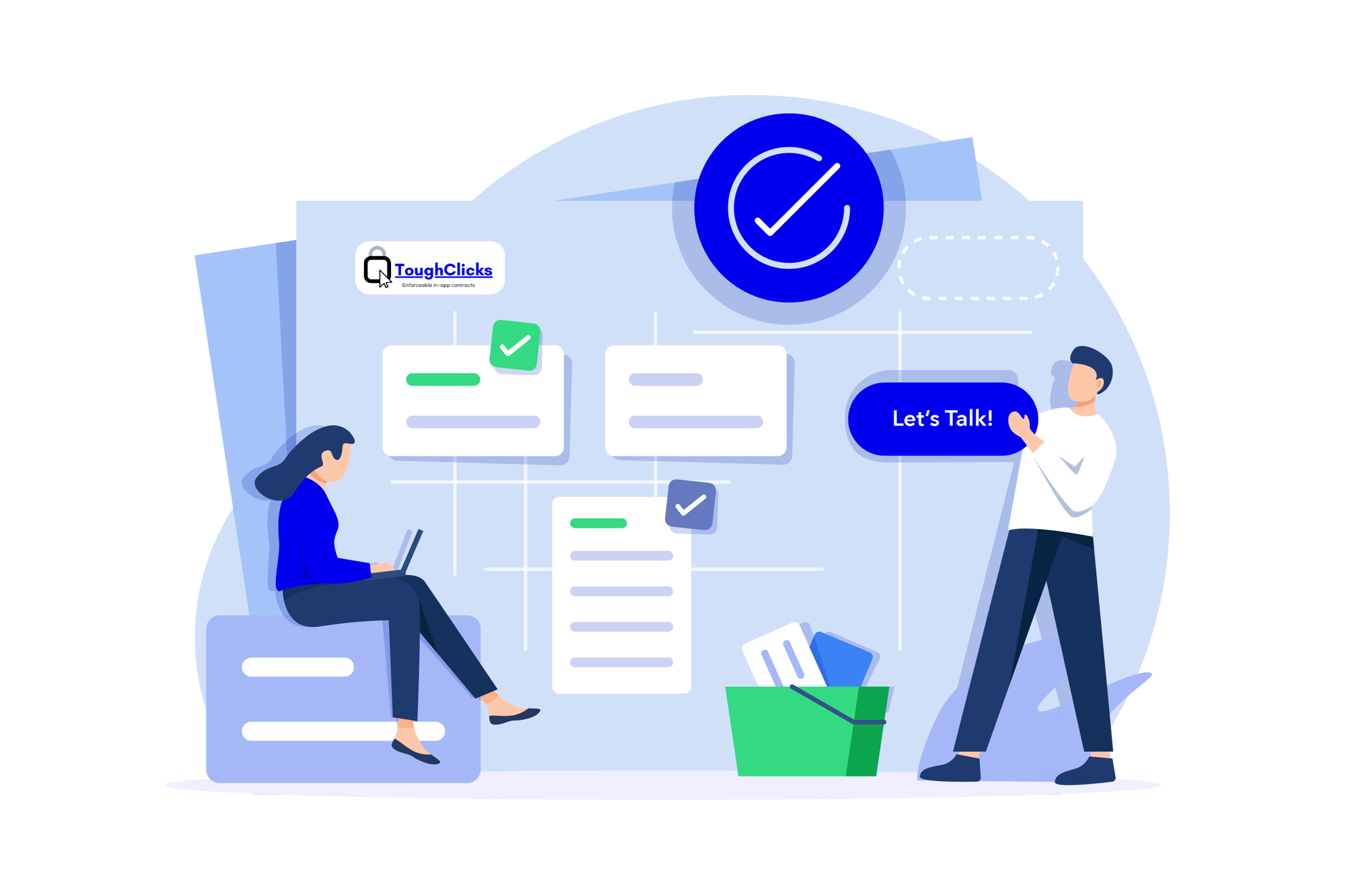 People implementing clickwrap with ToughClicks
